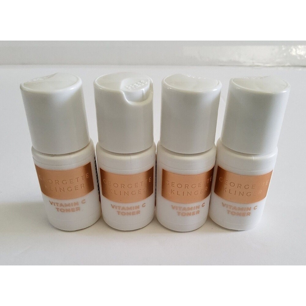 Lot Of 4-Georgette Klinger Vitamin C Face Toner 15ml/.5oz Travel, Sealed